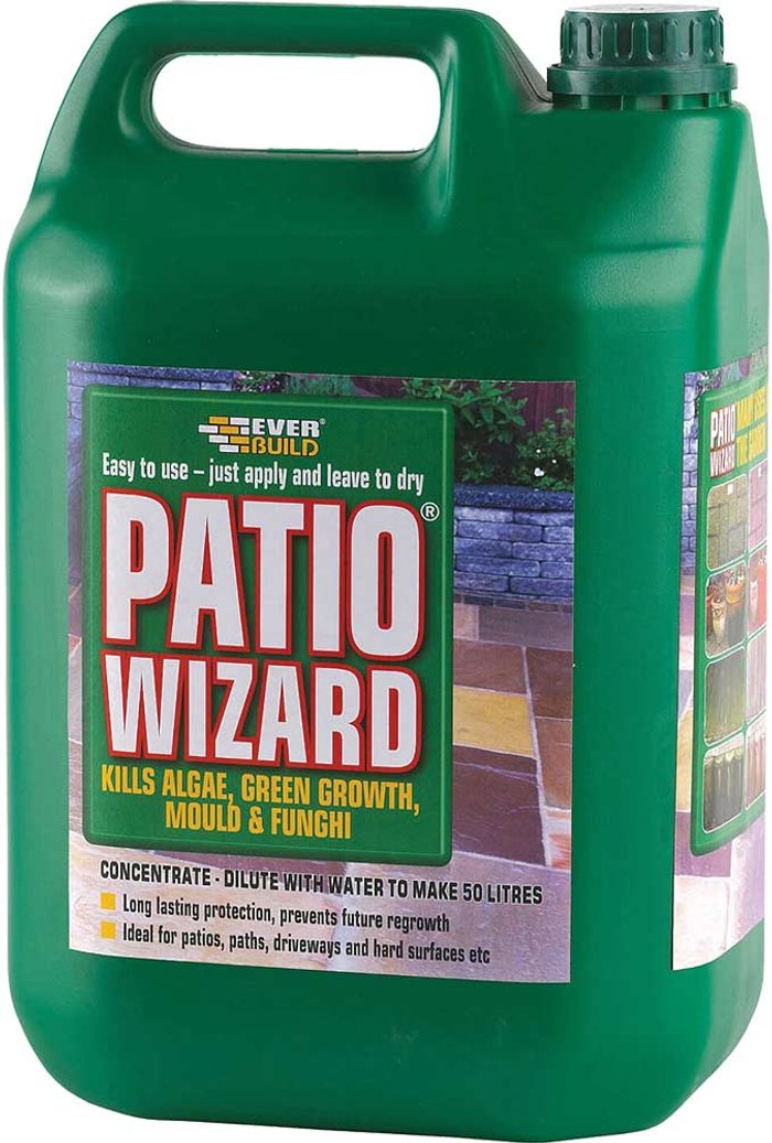 Tooled Up | Everbuild Everbuild Patio Wizard Mould and Fungus Remover Concentrate 5l Everbuild Everbuild Patio Wizard Mould and Fungus Remover Concentrate 5l