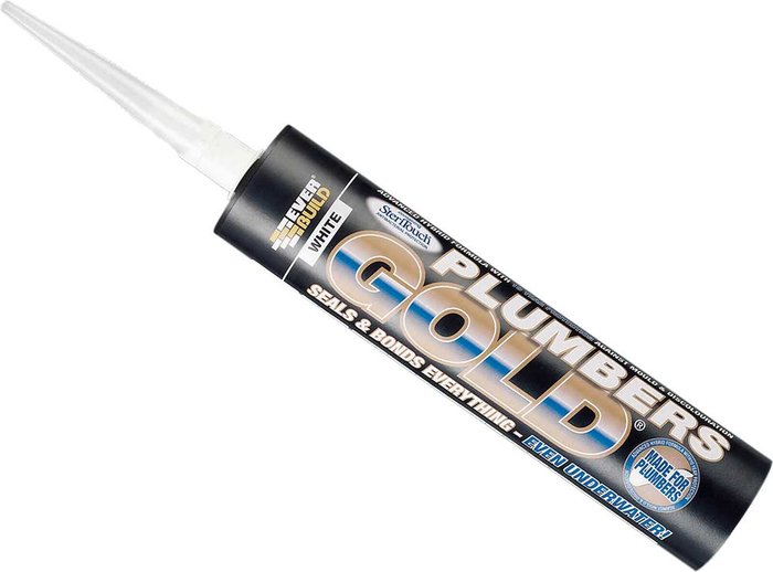 Tooled Up | Everbuild Everbuild Plumbers Gold White 310ml Everbuild Everbuild Plumbers Gold White 310ml