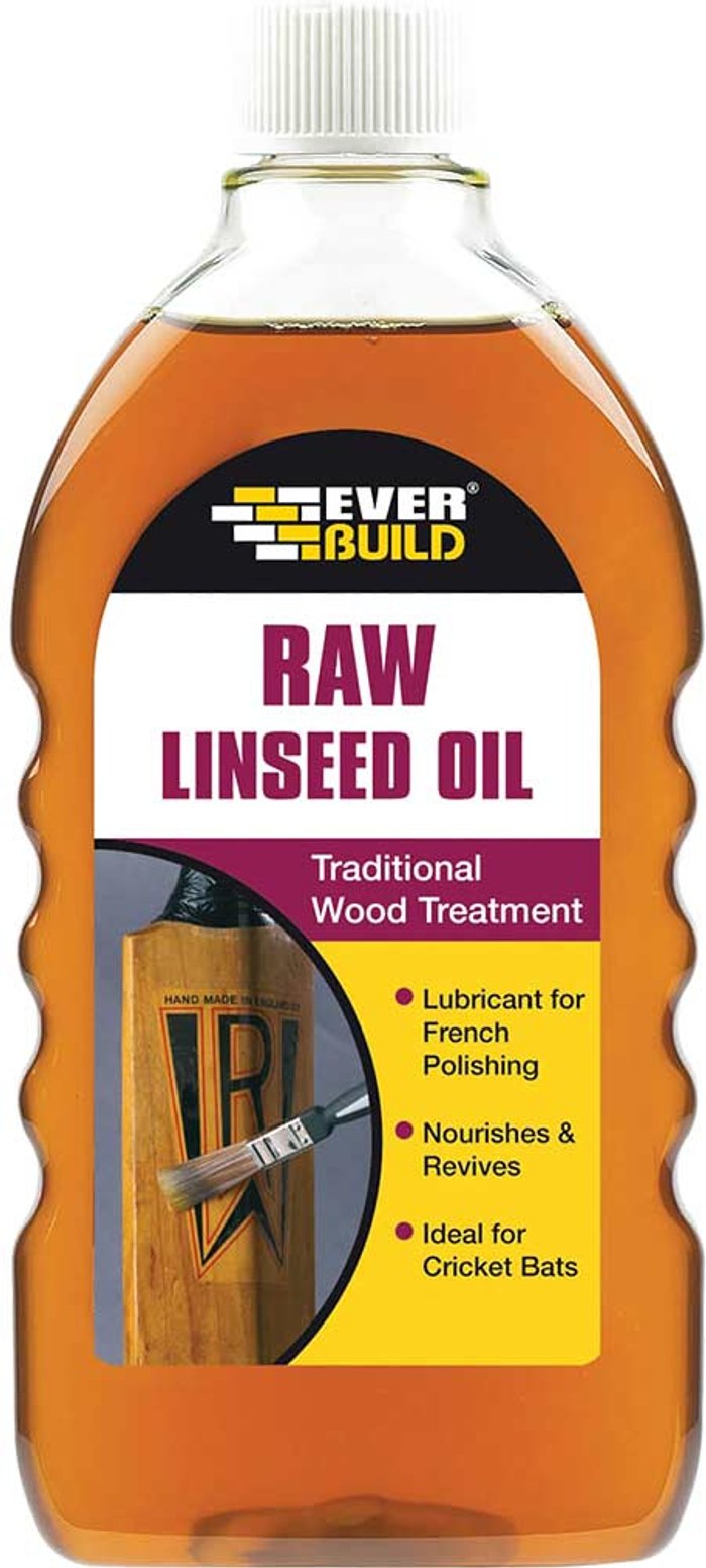 Tooled Up | Everbuild Everbuild Raw Linseed Oil 500ml Everbuild Everbuild Raw Linseed Oil 500ml