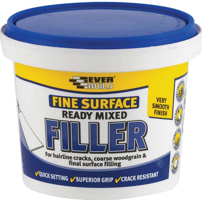 Tooled Up | Everbuild Everbuild Ready Mixed Fine Surface Filler 600g Everbuild Everbuild Ready Mixed Fine Surface Filler 600g