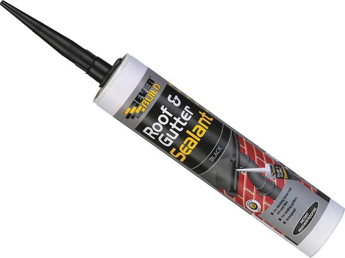 Tooled Up | Everbuild Everbuild Roof and Gutter Sealant Black 310ml Everbuild Everbuild Roof and Gutter Sealant Black 310ml