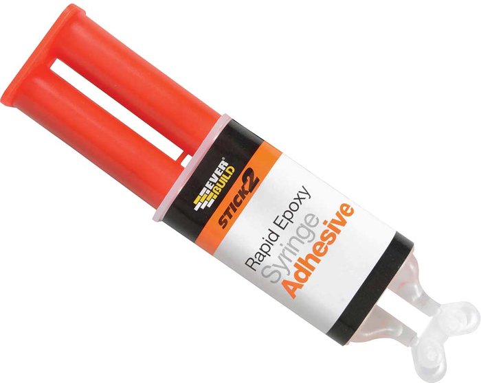 Tooled Up | Everbuild Everbuild Stick 2 Rapid Epoxy Syringe Everbuild Everbuild Stick 2 Rapid Epoxy Syringe
