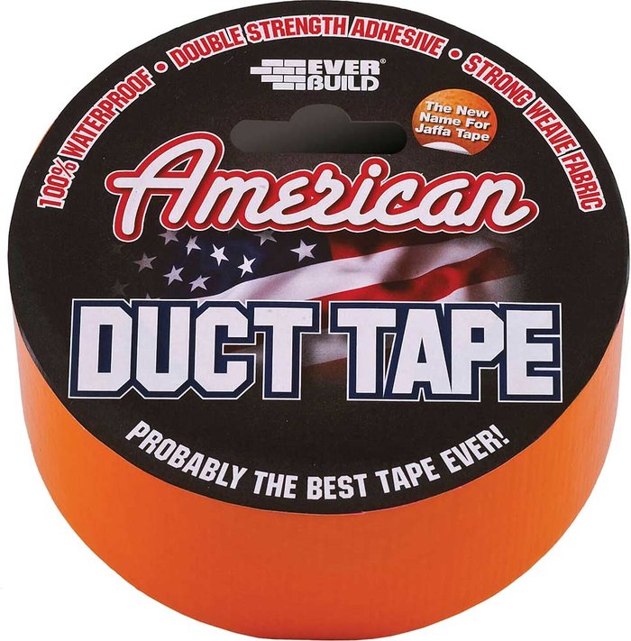 Tooled Up | Everbuild Everbuild American Duct Tape Orange 50mm 25m Everbuild Everbuild American Duct Tape Orange 50mm 25m