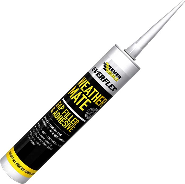Tooled Up | Everbuild Everbuild Weather Mate Sealant White 310ml Everbuild Everbuild Weather Mate Sealant White 310ml
