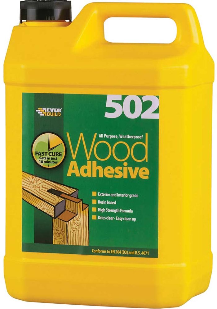 Tooled Up | Everbuild Everbuild All Purpose Weatherproof Wood Adhesive 5l Everbuild Everbuild All Purpose Weatherproof Wood Adhesive 5l