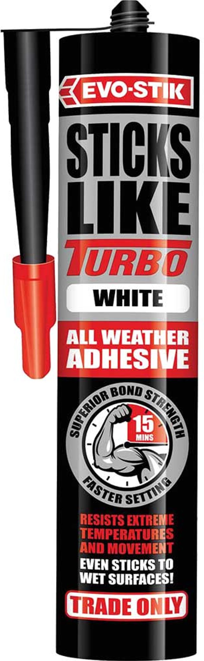 Tooled Up | Evostik Evo-Stik Sticks Like All Weather Adhesive White 290ml Evostik Evo-Stik Sticks Like All Weather Adhesive White 290ml