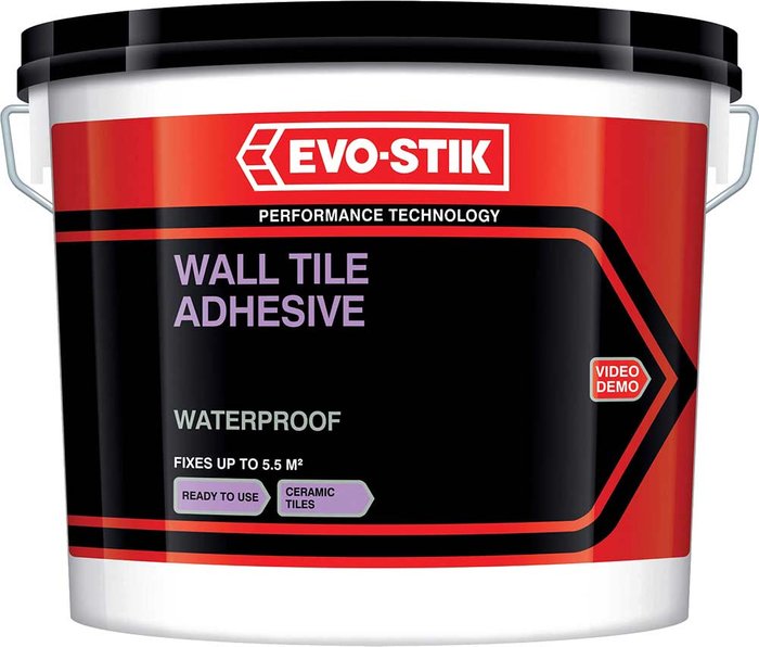 Tooled Up | Evo-Stik EVO-STIK 2.5L Waterproof Wall Tile Adhesive - Natural Evo-Stik EVO-STIK 2.5L Waterproof Wall Tile Adhesive - Natural
