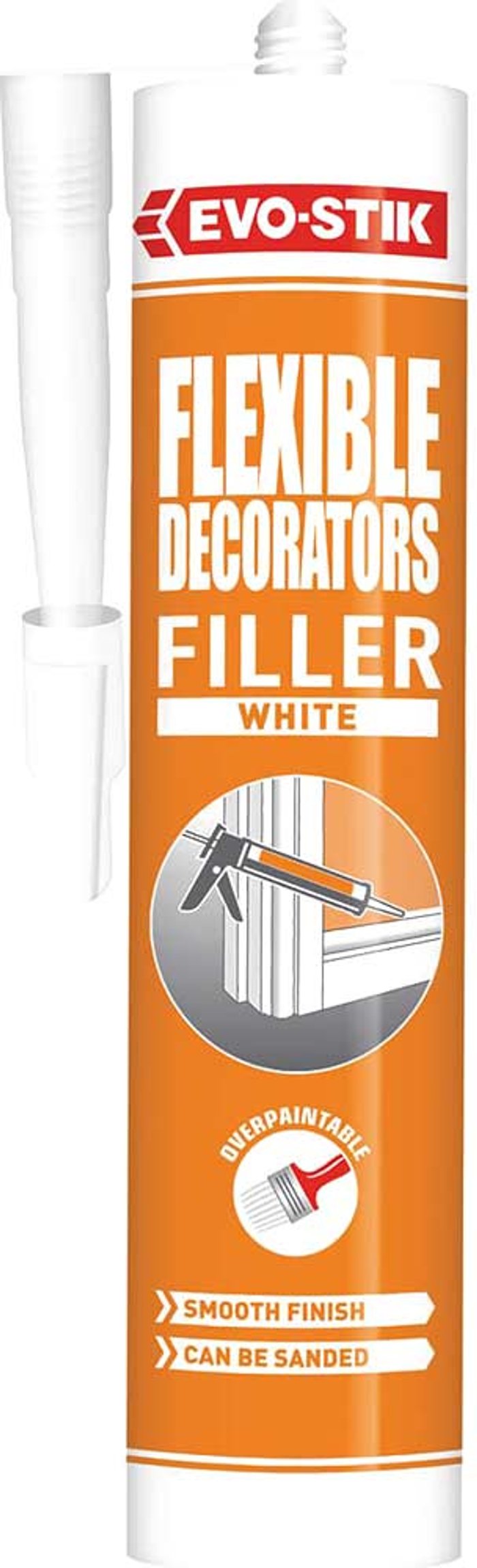Tooled Up | Evostik Evo-stik Decorators Flex Filler White White 310ml Evostik Evo-stik Decorators Flex Filler White White 310ml