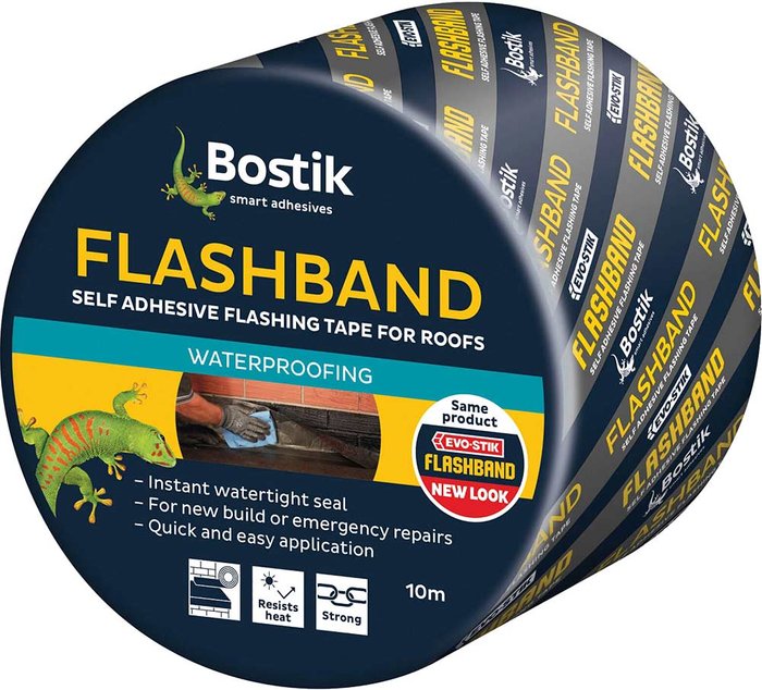 Tooled Up | Evostik Evo-stik Flashband Roll Grey 50mm 10m Evostik Evo-stik Flashband Roll Grey 50mm 10m