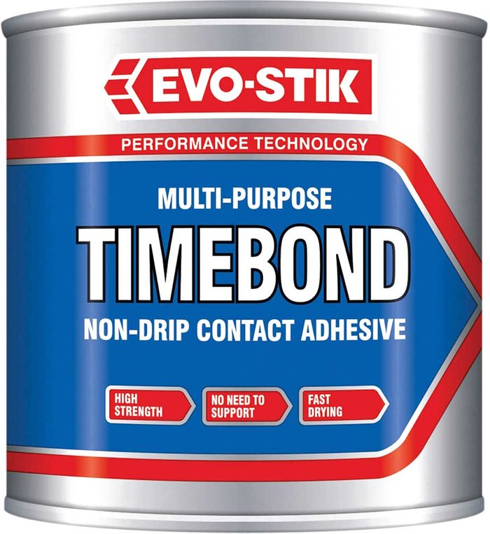 Tooled Up | Evostik Evo-stik Time Bond Contact Adhesive 250ml Evostik Evo-stik Time Bond Contact Adhesive 250ml