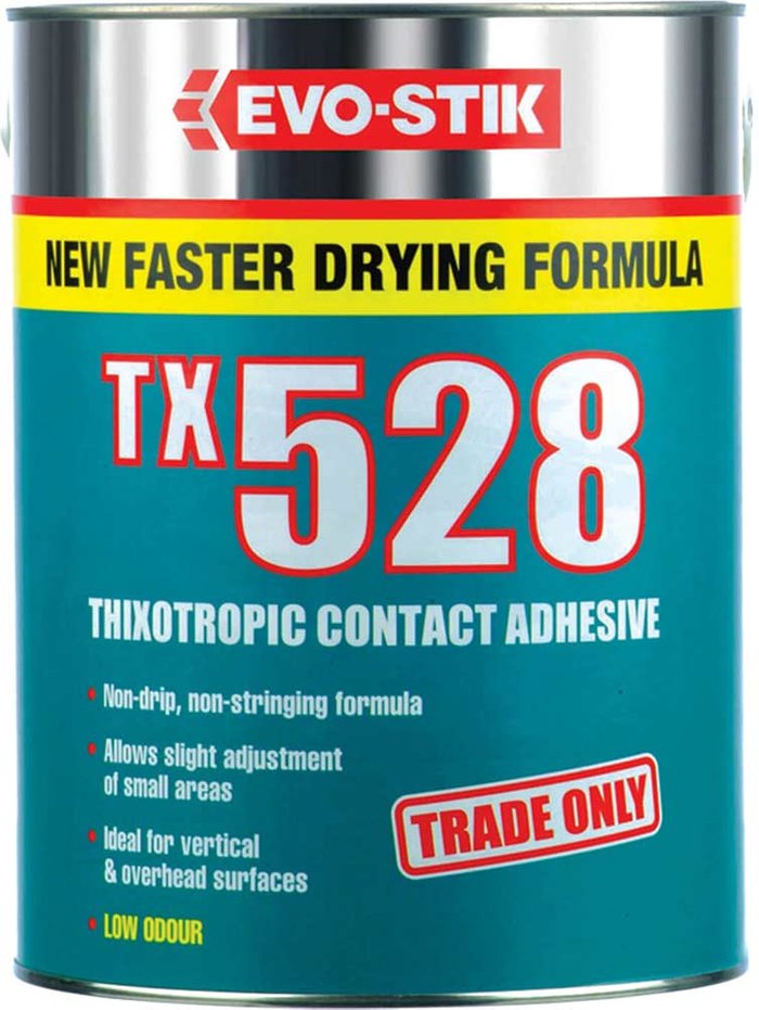 Tooled Up | Evostik Evo-stik TX528 Thixotropic Adhesive 5l Evostik Evo-stik TX528 Thixotropic Adhesive 5l