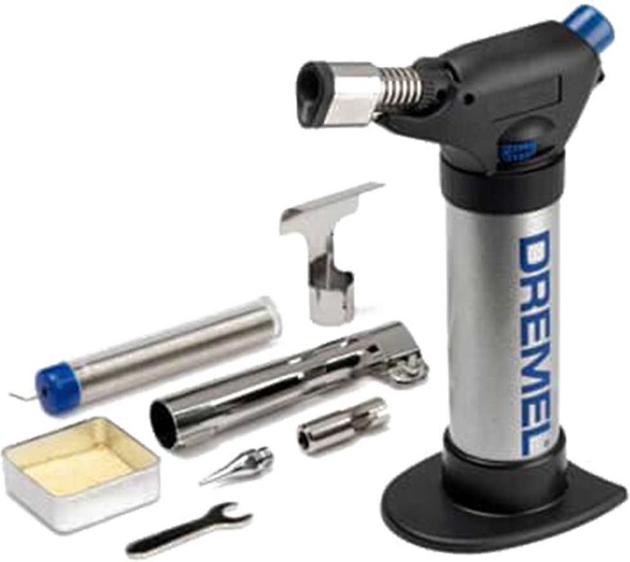 Tooled Up | Dremel Dremel VersaFlame Butane Torch with 9-Piece Accessory Kit Dremel Dremel VersaFlame Butane Torch with 9-Piece Accessory Kit