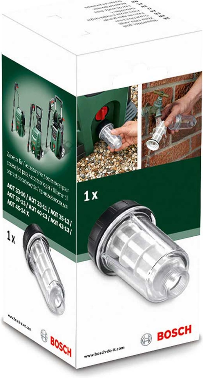 Tooled Up | Bosch Home and Garden Bosch Large Water Filter for AQT Pressure Washers Bosch Home and Garden Bosch Large Water Filter for AQT Pressure Washers
