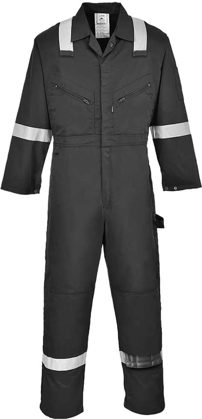 Tooled Up | Portwest Portwest F813 Iona Coverall Black 3XL Portwest Portwest F813 Iona Coverall Black 3XL