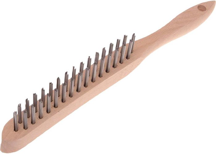 Tooled Up | Faithfull Faithfull Lightweight Wire Scratch Brush 2 Rows Faithfull Faithfull Lightweight Wire Scratch Brush 2 Rows