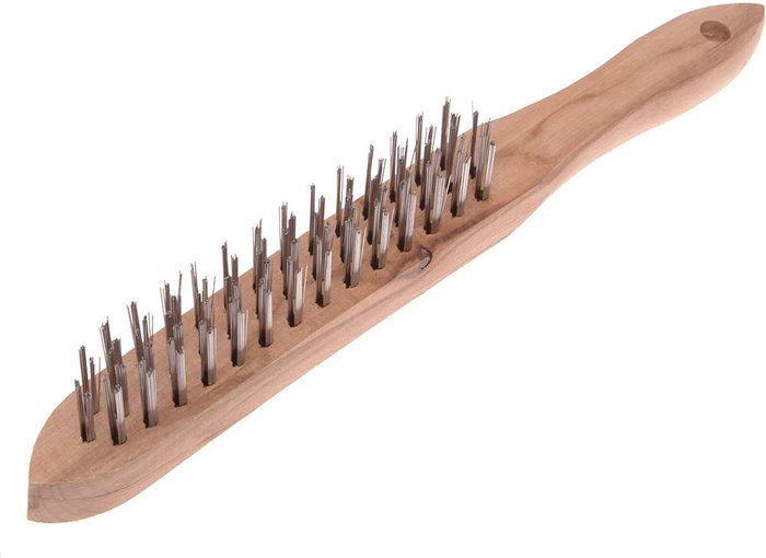 Tooled Up | Faithfull Faithfull Lightweight Wire Scratch Brush 3 Rows Faithfull Faithfull Lightweight Wire Scratch Brush 3 Rows