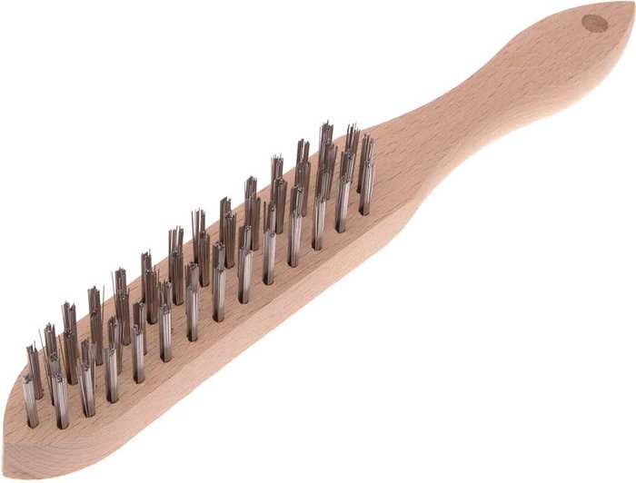 Tooled Up | Faithfull Faithfull Lightweight Wire Scratch Brush 4 Rows Faithfull Faithfull Lightweight Wire Scratch Brush 4 Rows
