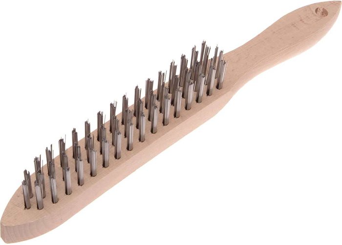 Tooled Up | Faithfull Faithfull Heavy Duty Scratch Wire Brush 3 Rows Faithfull Faithfull Heavy Duty Scratch Wire Brush 3 Rows