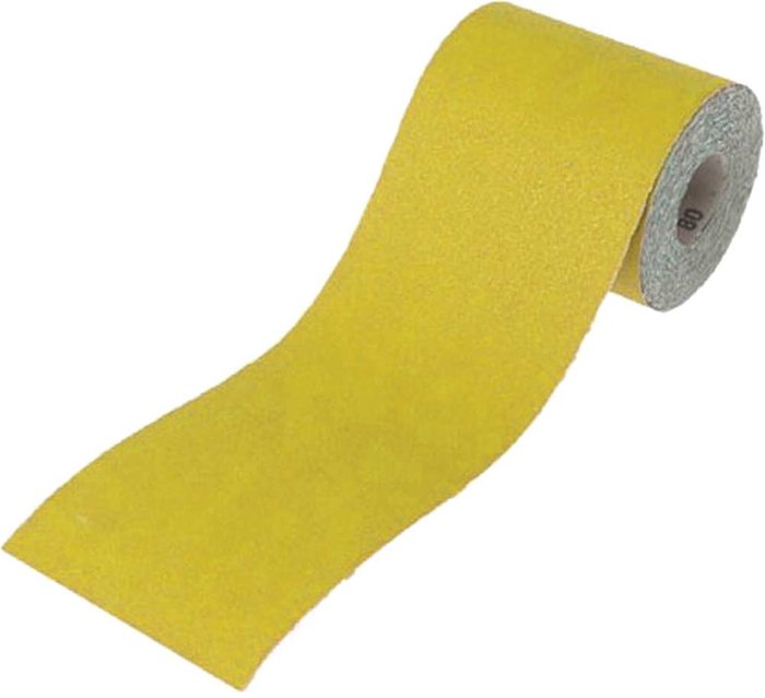 Tooled Up | Faithfull Faithfull Yellow Aluminium Oxide Sanding Roll 115mm 5m 60g Faithfull Faithfull Yellow Aluminium Oxide Sanding Roll 115mm 5m 60g