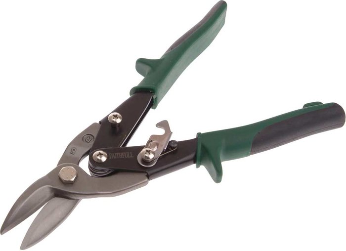 Tooled Up | Faithfull Faithfull Aviation Snips Right Cut 250mm Faithfull Faithfull Aviation Snips Right Cut 250mm