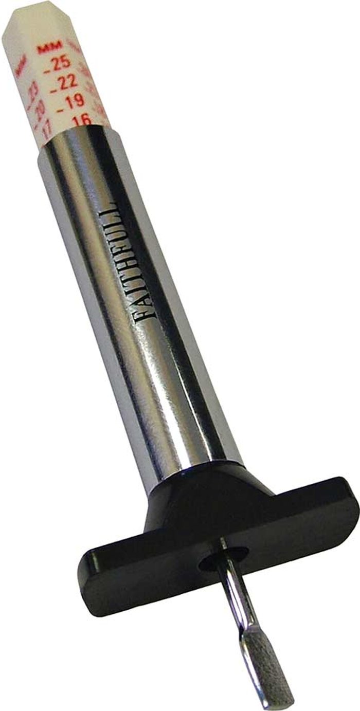 Tooled Up | Faithfull Faithfull Tyre Tread Depth Gauge Faithfull Faithfull Tyre Tread Depth Gauge