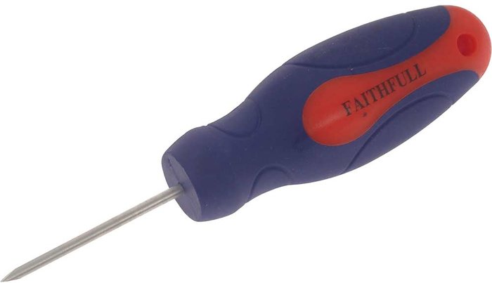 Tooled Up | Faithfull Faithfull Soft Grip Round Chisel Point Bradawl Faithfull Faithfull Soft Grip Round Chisel Point Bradawl