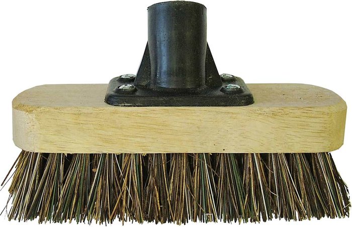 Tooled Up | Faithfull Faithfull Threaded Socket Deck Scrub Broom Head 7 Faithfull Faithfull Threaded Socket Deck Scrub Broom Head 7