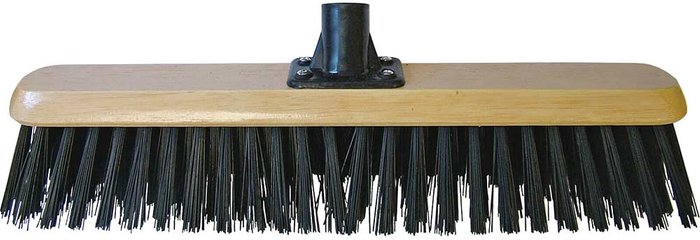 Tooled Up | Faithfull Faithfull Threaded Socket Black PVC Platform Broom Head 18 Faithfull Faithfull Threaded Socket Black PVC Platform Broom Head 18