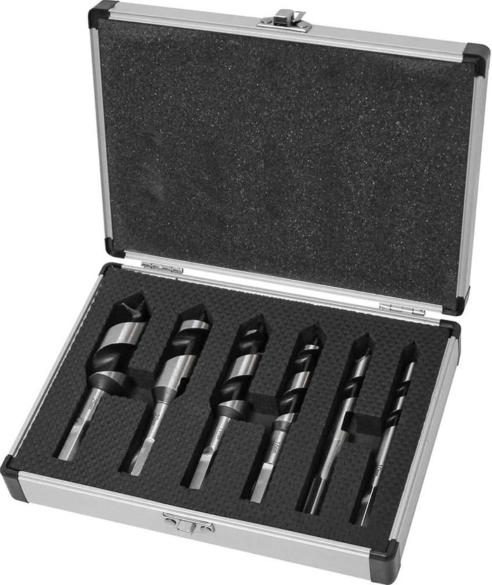 Tooled Up | Faithfull Faithfull 6 Piece Stubby Combination Auger Drill Bit Set Faithfull Faithfull 6 Piece Stubby Combination Auger Drill Bit Set