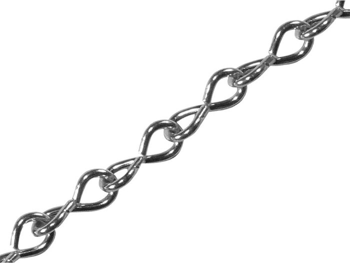 Tooled Up | Faithfull Faithfull Zinc Plated Jack Chain 2mm 2.5m Faithfull Faithfull Zinc Plated Jack Chain 2mm 2.5m