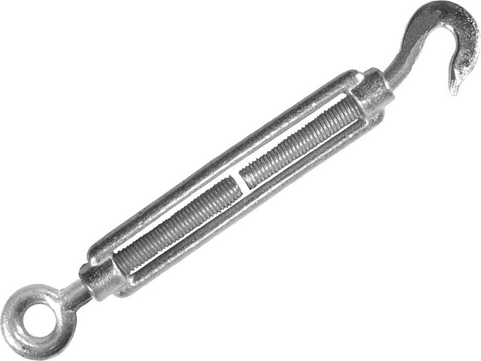 Tooled Up | Faithfull Faithfull Galvanised Straining Screw Hook and Eye 6mm Faithfull Faithfull Galvanised Straining Screw Hook and Eye 6mm