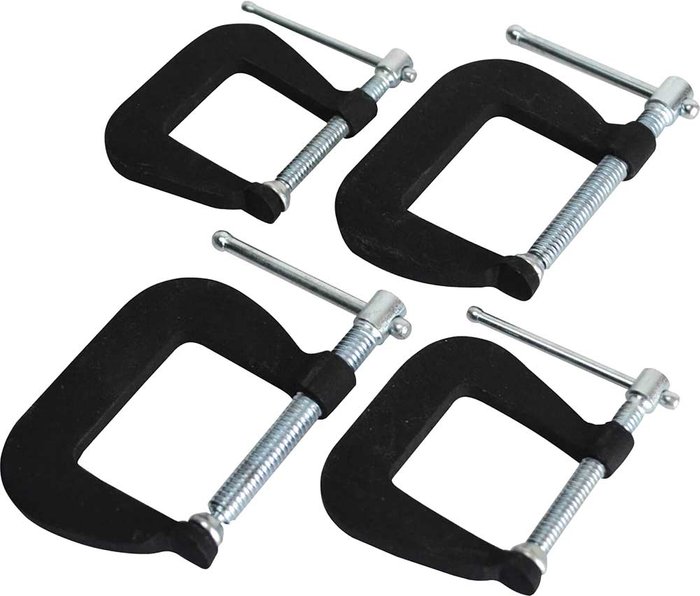 Tooled Up | Faithfull Faithfull 4 Piece Forged G Clamp Set Faithfull Faithfull 4 Piece Forged G Clamp Set