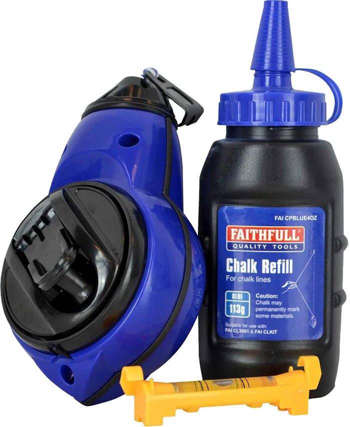 Tooled Up | Faithfull Faithfull Rapid Chalk Line Kit Faithfull Faithfull Rapid Chalk Line Kit