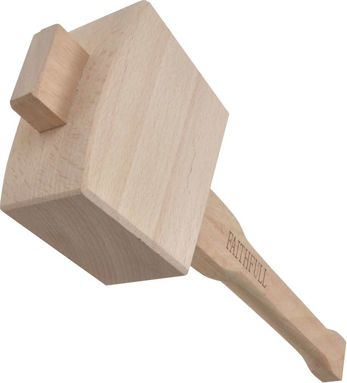 Tooled Up | Faithfull Faithfull Wooden Carpenters Mallet 100mm Faithfull Faithfull Wooden Carpenters Mallet 100mm