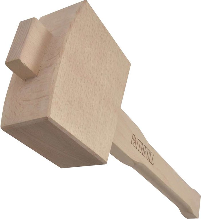 Tooled Up | Faithfull Faithfull Wooden Carpenters Mallet 115mm Faithfull Faithfull Wooden Carpenters Mallet 115mm