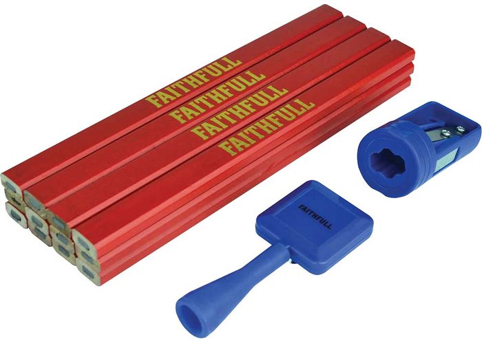 Tooled Up | Faithfull Faithfull Medium Carpenters Pencil Kit Faithfull Faithfull Medium Carpenters Pencil Kit