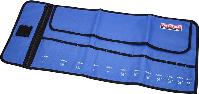 Tooled Up | Faithfull Faithfull 12 Pocket Chisel Roll Faithfull Faithfull 12 Pocket Chisel Roll