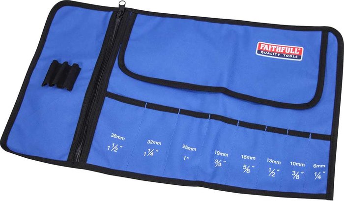 Tooled Up | Faithfull Faithfull 8 Pocket Chisel Roll Faithfull Faithfull 8 Pocket Chisel Roll