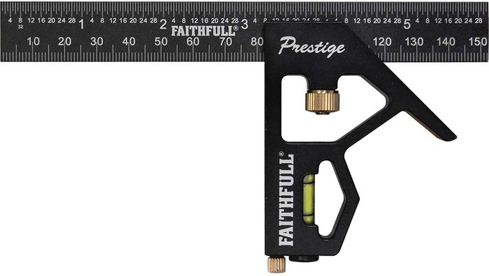 Tooled Up | Faithfull Faithfull Prestige Combination Square 150mm Faithfull Faithfull Prestige Combination Square 150mm