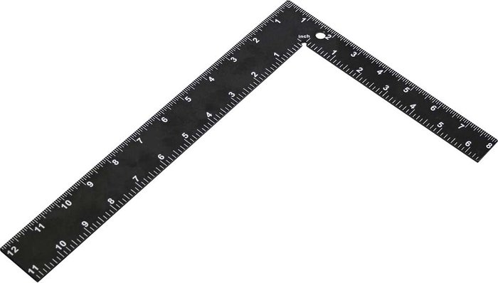Tooled Up | Faithfull Faithfull Black Steel Roofing Square 300mm 200mm Faithfull Faithfull Black Steel Roofing Square 300mm 200mm
