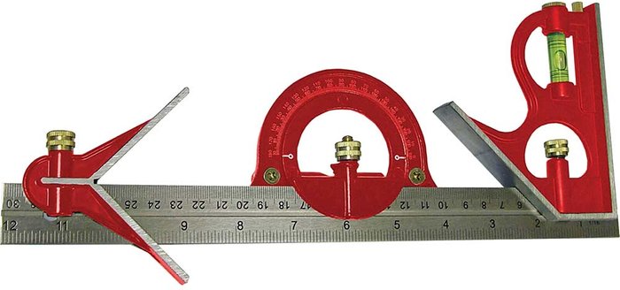 Tooled Up | Faithfull Faithfull Combination Square Set 300mm Faithfull Faithfull Combination Square Set 300mm