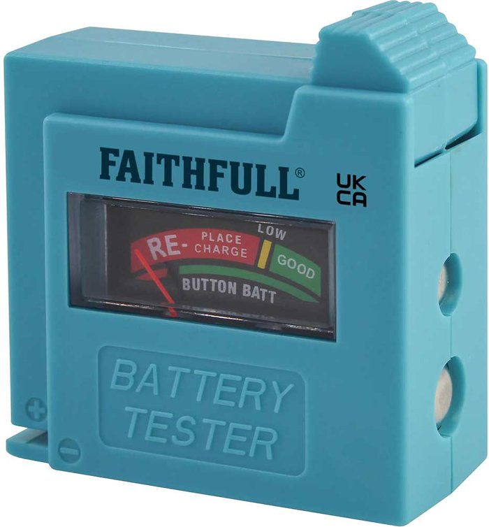 Tooled Up | Faithfull Faithfull Battery Tester Faithfull Faithfull Battery Tester