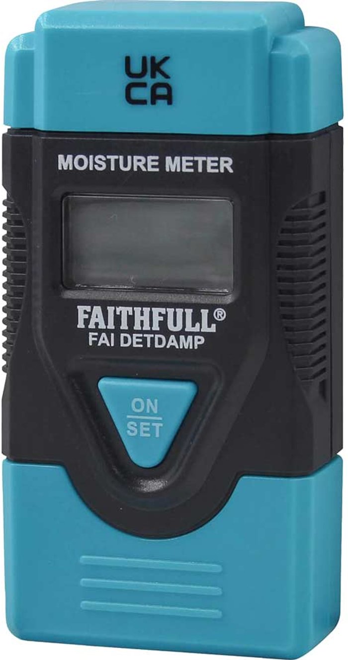 Tooled Up | FAITHFULL FAIDETDAMP Damp & Moisture Meter LCD Display - Faithfull FAITHFULL FAIDETDAMP Damp & Moisture Meter LCD Display - Faithfull