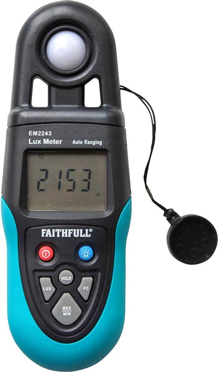 Tooled Up | Faithfull Faithfull EM2243 Digital Lux Light Meter Faithfull Faithfull EM2243 Digital Lux Light Meter