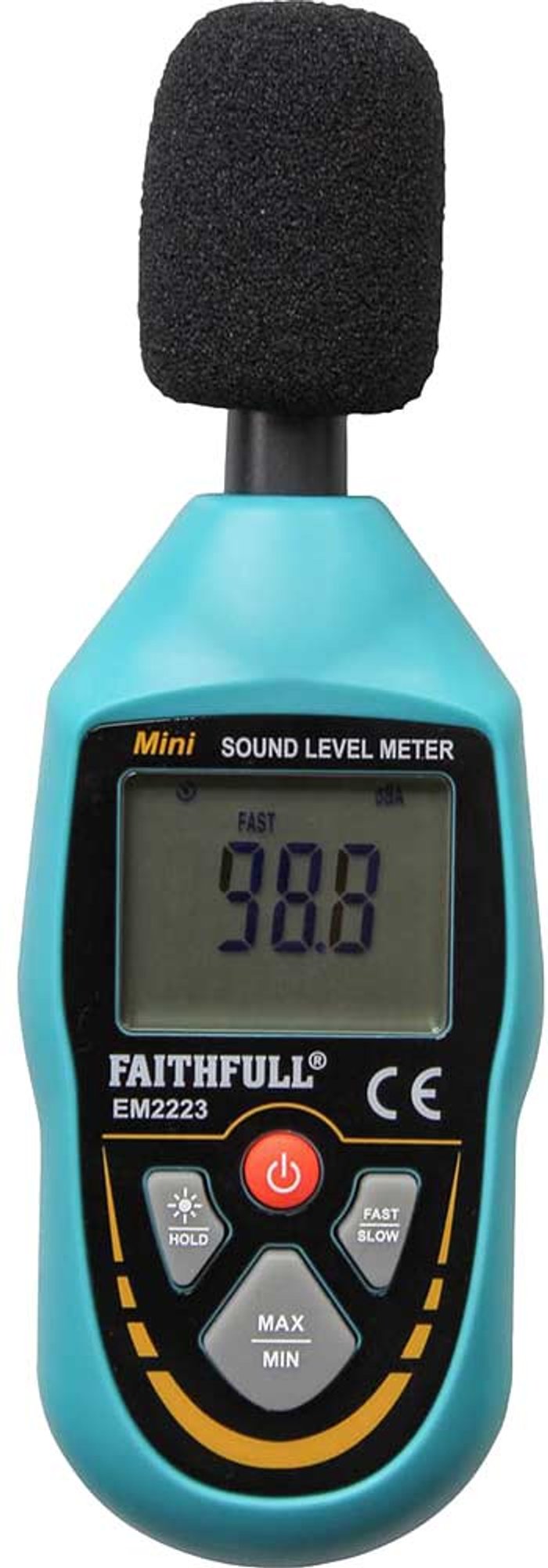 Tooled Up | Faithfull Faithfull EM2223 Digital Sound Level Meter Faithfull Faithfull EM2223 Digital Sound Level Meter