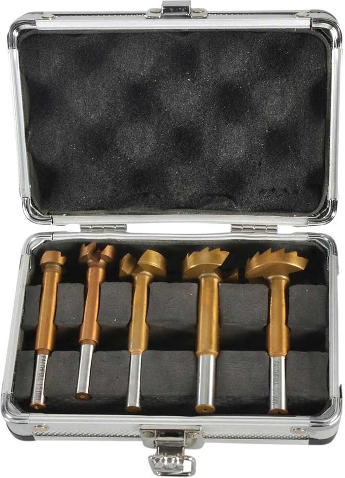 Tooled Up | Faithfull Faithfull 5 Piece Forstner Drill Bit Set Faithfull Faithfull 5 Piece Forstner Drill Bit Set