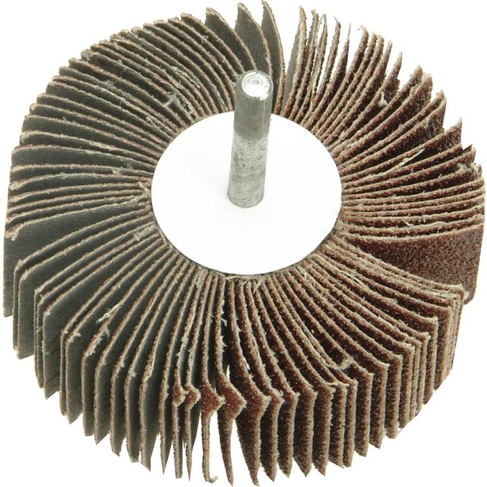 Tooled Up | Faithfull Faithfull Abrasive Flap Wheel 80mm 30mm 40g Faithfull Faithfull Abrasive Flap Wheel 80mm 30mm 40g