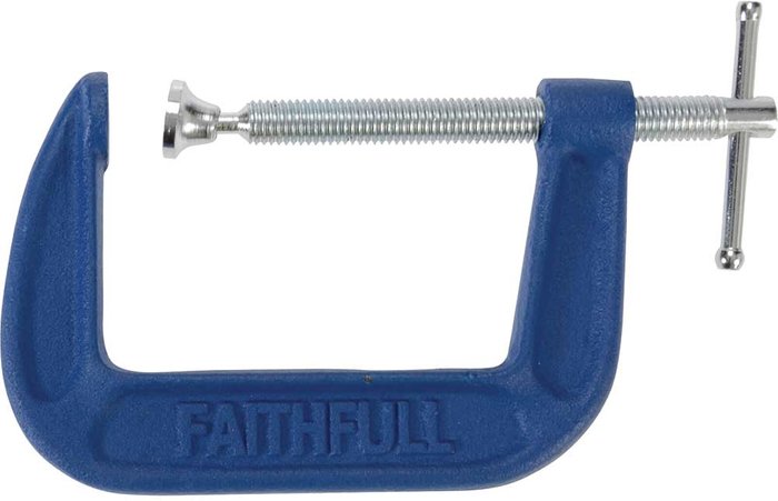 Tooled Up | Faithfull Faithfull Medium Duty G Clamp 75mm Faithfull Faithfull Medium Duty G Clamp 75mm