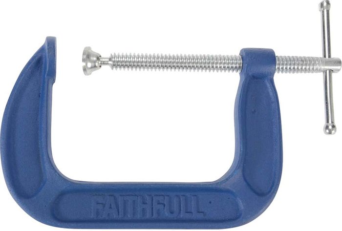 Tooled Up | Faithfull Faithfull Medium Duty G Clamp 100mm Faithfull Faithfull Medium Duty G Clamp 100mm