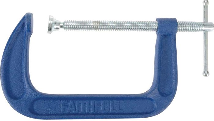 Tooled Up | Faithfull Faithfull Medium Duty G Clamp 150mm Faithfull Faithfull Medium Duty G Clamp 150mm